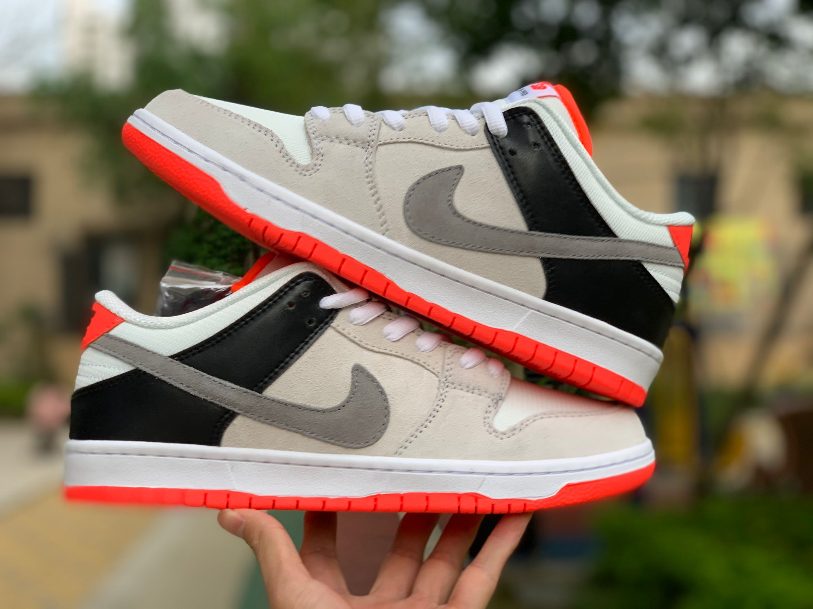 2020 Release Nike SB Dunk Low “Infrared” Skate Shoes CD2563-004