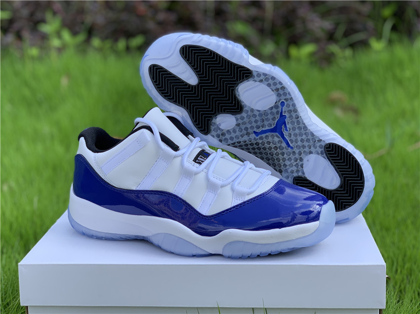 blue and white jordans concord