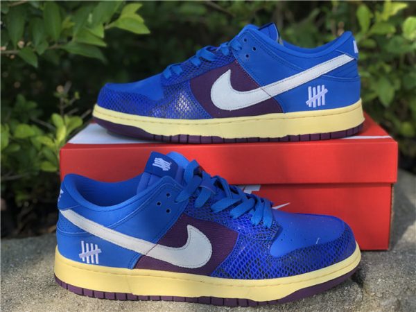 Undefeated x Nike Dunk Low Blue Purple To Buy DH6508-400